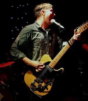 JD McPherson onstage in London (Photo: Andy Crossland for Live4ever Media)