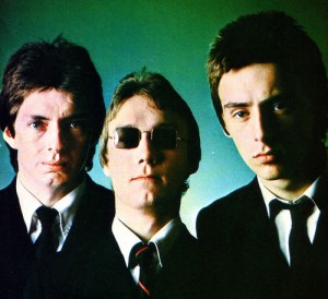 Weller with his Jam bandmates Foxton (far left) & Buckler (centre)