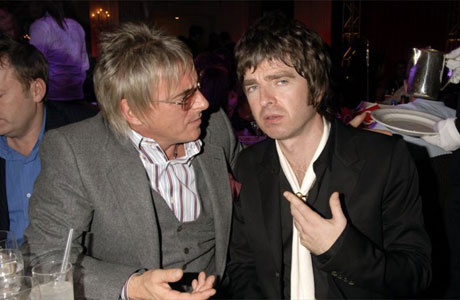 Weller with Noel Gallagher