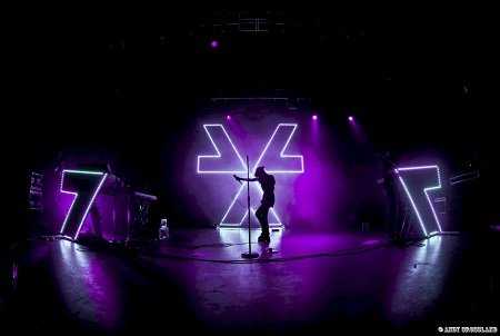 Chvrches live in London (Photo: Andy Crossland for Live4ever Media)