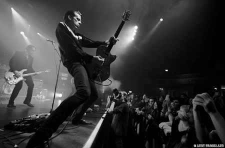 The Jim Jones Revue on tour in the UK, 2013 (Photo: Andy Crossland for Live4ever Media)