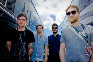 Twin Atlantic backstage on the Vans Warped Tour (Photo: Paul Bachmann for Live4ever Media)