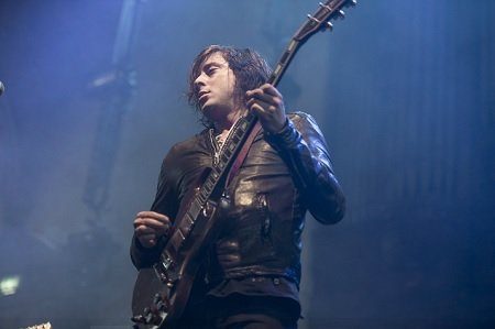The Libertines' Carl Barat performing in Manchester with The Jackals (Photo: Gary Mather for Live4ever)