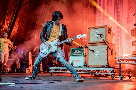 The Cribs headlining Leeds' Millennium Square in July 2016 (Photo: Gary Mather for Live4ever)