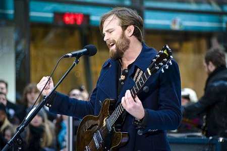 Caleb Followill performing at NBC’s ‘The Today Show’ concert series (Photo: Paul Bachmann for Live4ever)