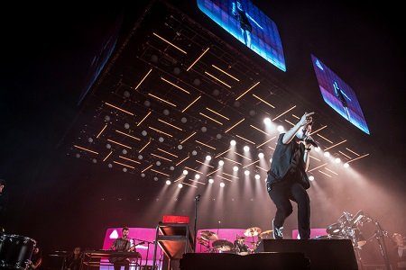 Bastille at the Manchester Arena, November 2016 (Gary Mather for Live4ever)