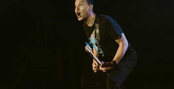 Blink-182 live at the AECC
