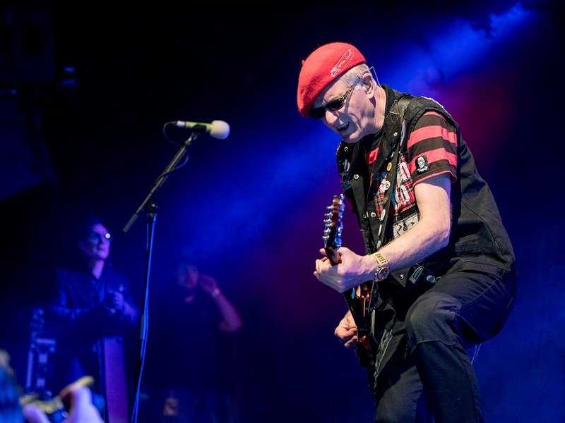 The Damned live at the Manchester Academy. January 2018. (Gary Mather for Live4ever)