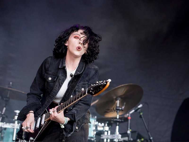 Pale Waves playing the first day of TRNMT Festival 2018 (Gary Mather for Live4ever)