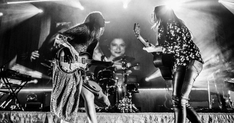 A live photo of duo First Aid Kit