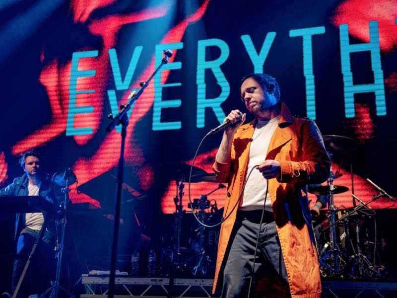 Everything Everything performing in Manchester for Kendal Calling's NYE party (Gary Mather / Live4ever)