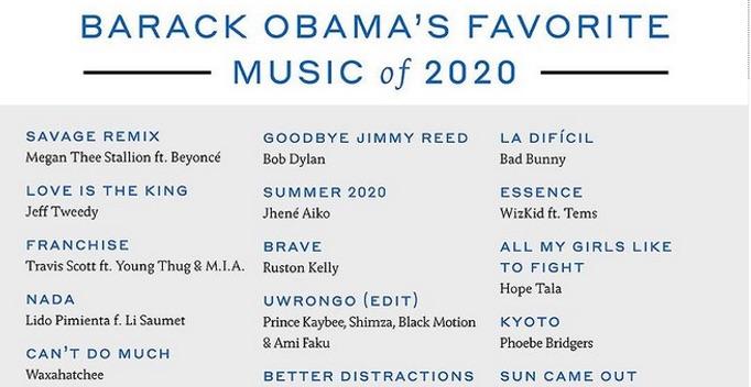 Barack Obama music 2020