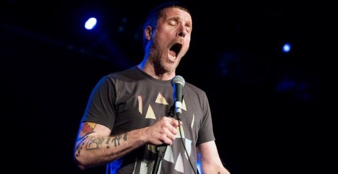 Sleaford Mods post Nudge It featuring Amyl And The Sniffers