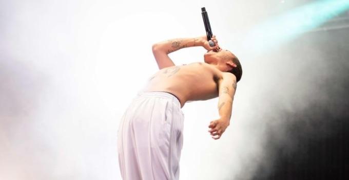Slowthai playing Leeds Festival 2019 (Gary Mather for Live4ever)
