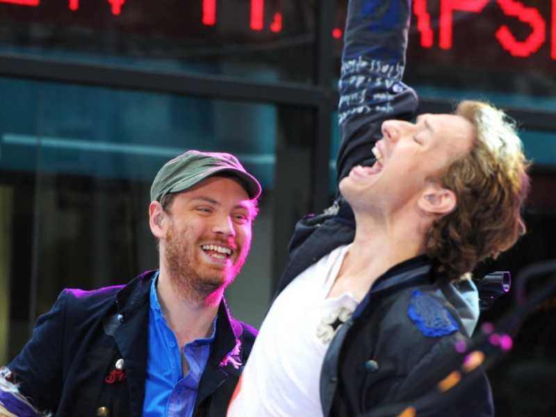 Coldplay performs at the Today Show Summer Concert Series at Rockefeller Plaza , NYC (Photo: Paul Bachmann)