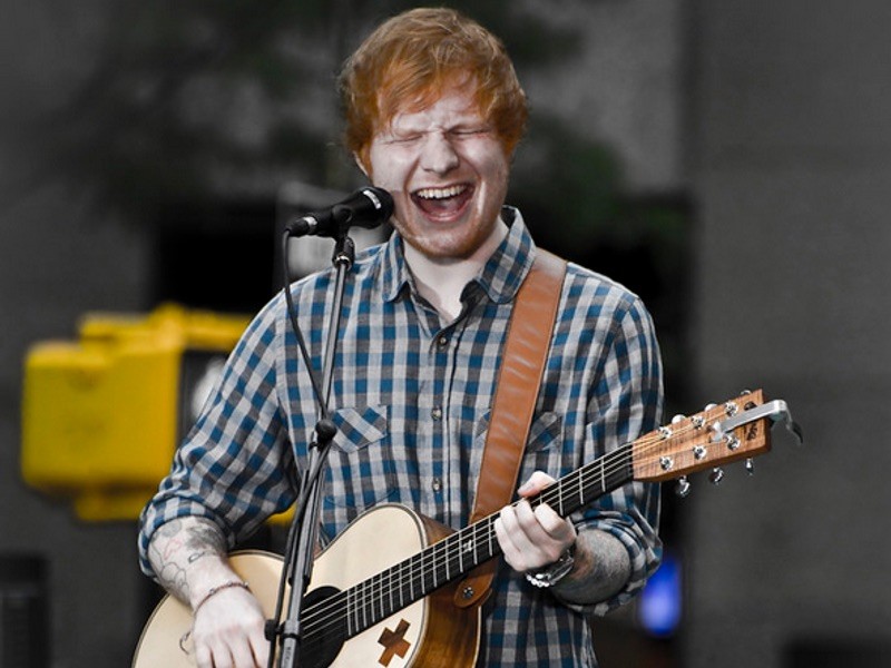 Ed Sheeran performs at Rockefeller Center, NYC for Today Show Summer Concert Series (Photo: Paul Bachmann for Live4ever)