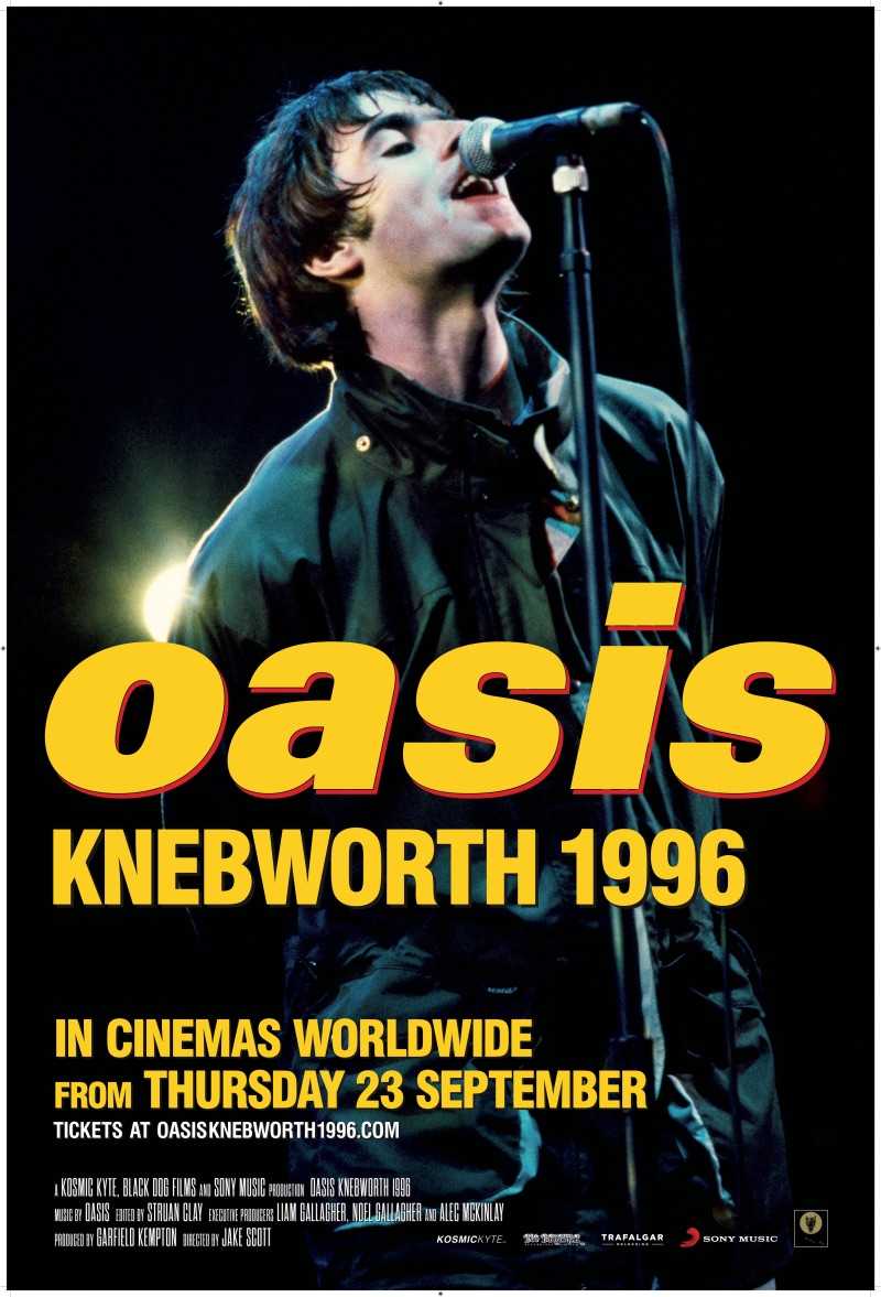 Oasis Knebworth 1996 poster 1