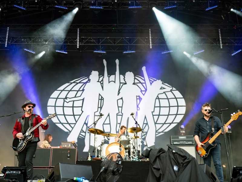 Supergrass headlining Day 3 of Tramlines Festival 2021 (Gary Mather for Live4ever)
