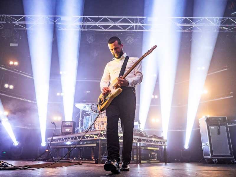 White Lies live in Manchester, March 2022 (Gary Mather for Live4ever)