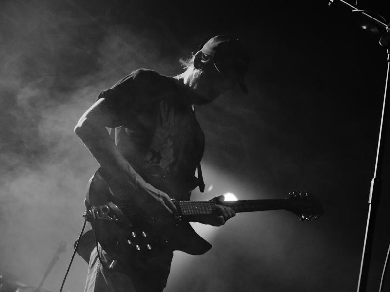 Photo of Andy Bell performing with Ride in Bristol (Photo: Alessandro Gianferrara)