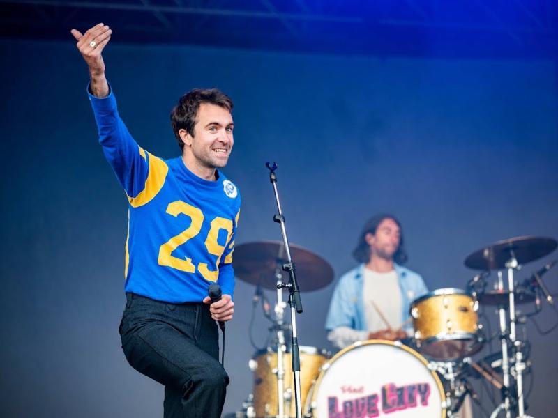 Justin Young leading The Vaccines @ Live At Leeds: In The Park 2022 (Gary Mather for Live4ever)