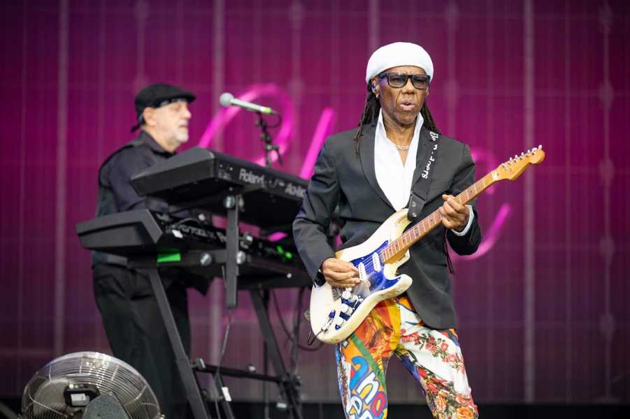 Nile Rodgers and Chic playing Day 1 of TRNSMT Festival 2022 (Gary Mather for Live4ever)
