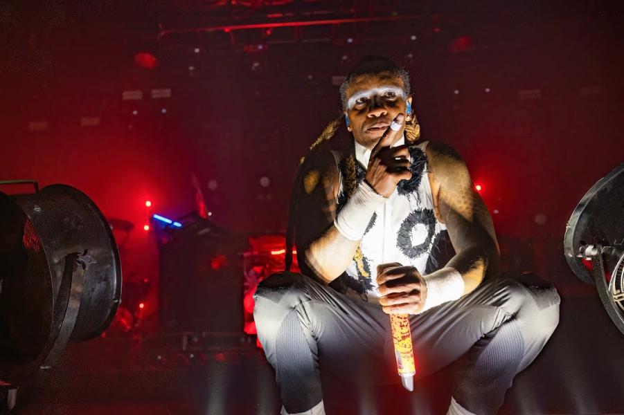 Photo of The Prodigy live in Manchester on their Fat Of The Land 25th anniversary tour (Gary Mather for Live4ever)