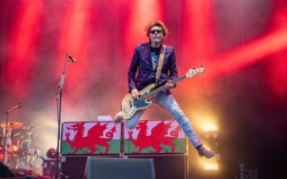 Nicky Wire with Manic Street Preachers at Y Not Festival 2022 (Gary Mather for Live4ever)