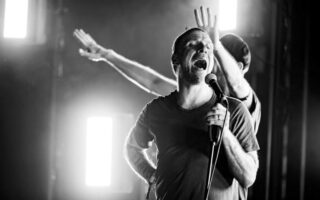 Photo of Sleaford Mods live on Day 3, Y Not Festival 2022 (Gary Mather for Live4ever)