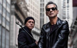 Press photo of Depeche Mode by Anton Corbijn