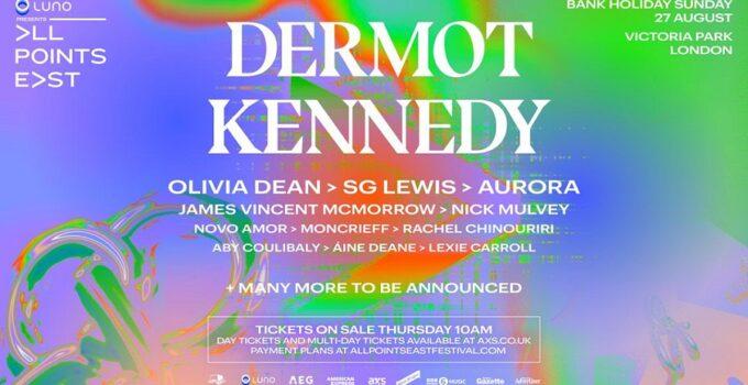 Dermot Kennedy unveiled as final All Points East 2023 headliner