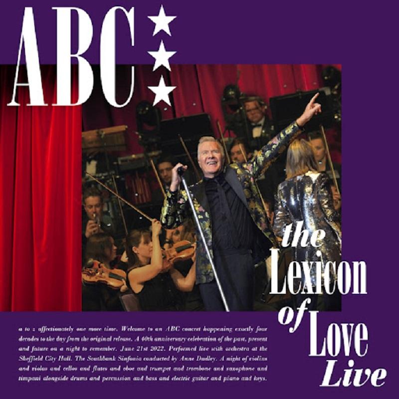 Artwork for ABC's 2023 album The Lexicon Of Love Live