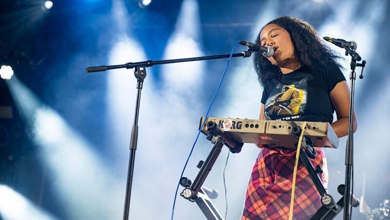 Photo of english teacher live at leeds festival 2023 (gary mather)