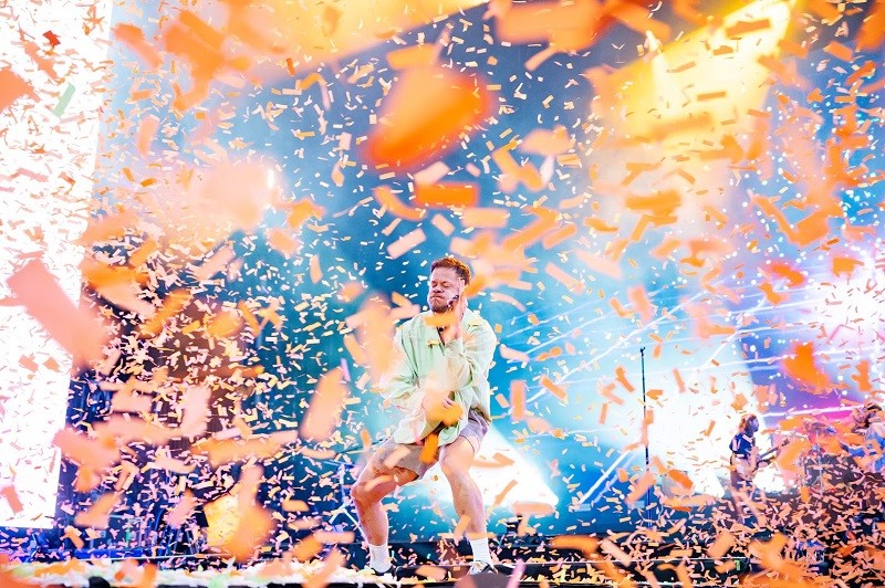 Photo of Imagine Dragons playing Leeds Festival 2023 (Gary Mather)