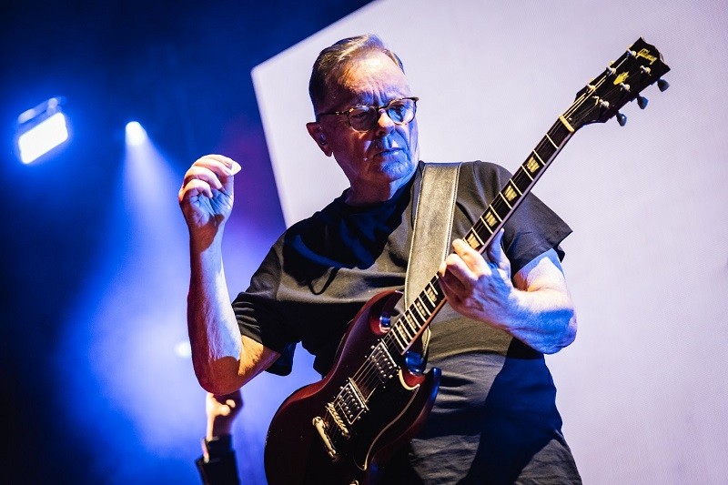 Photo of New Order live at the O2 Arena, London. September 2023 (Adam Hampton-Matthews)