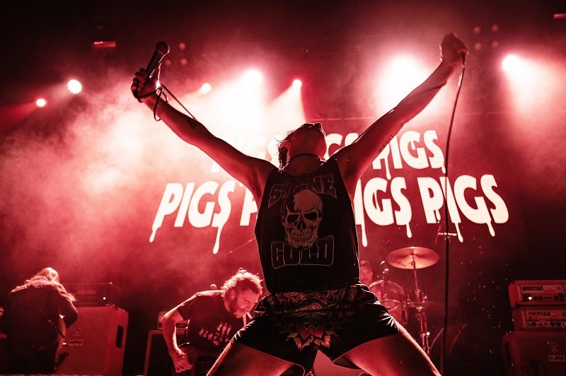 Photo of Pigsx7 live in Manchester (Gary Mather)