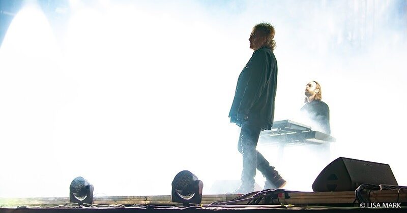 Photo of The Cure performing at the 2023 Corona Capital Festival (Lisa Mark)