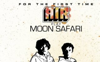 Poster for Air's Moon Safari tour
