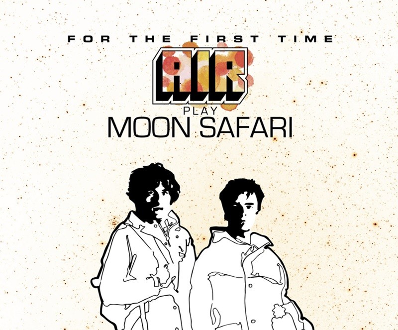 Poster for Air's Moon Safari tour