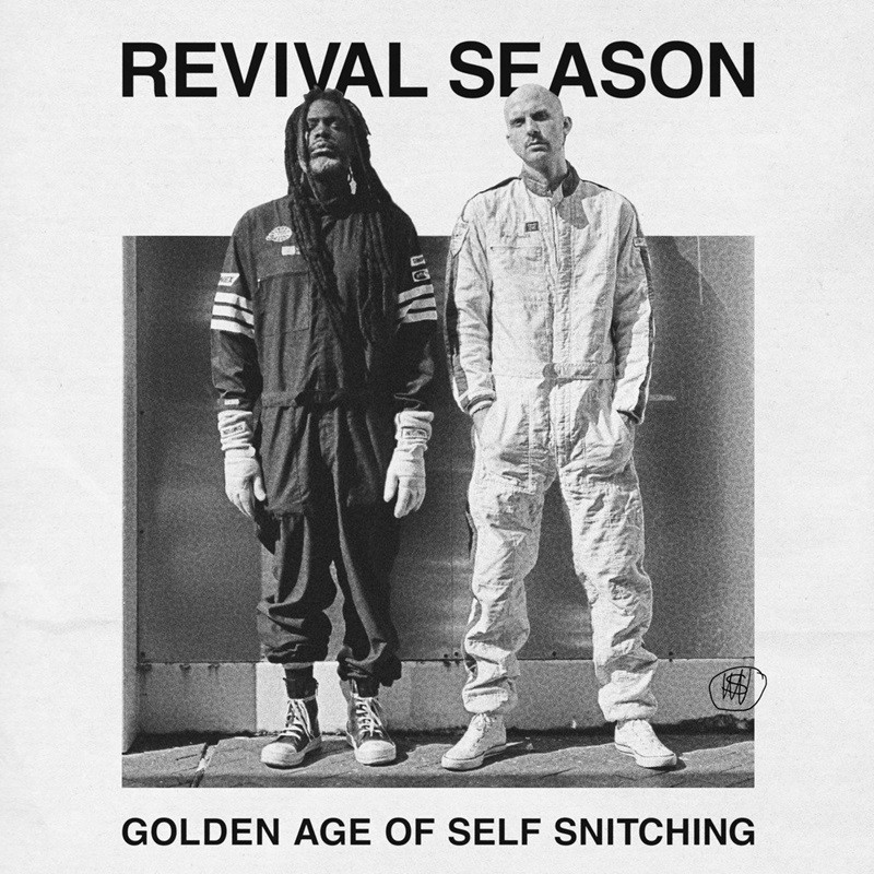 Artwork for Revival Season's debut album Golden Age Of Self Snitching