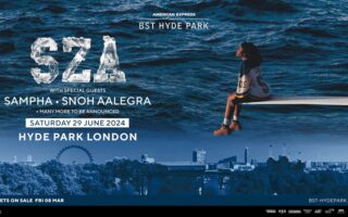Poster for SZA's appearance at BST Hyde Park 2024