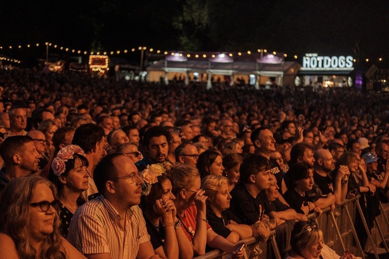 South Facing Festival during James' set in 2023 (Alessandro Gianferrara)