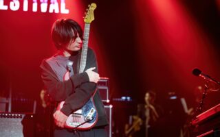 Jonny Greenwood with The Smile live at BBC 6 Music Festival in Manchester on March 9th, 2024 (Gary Mather)