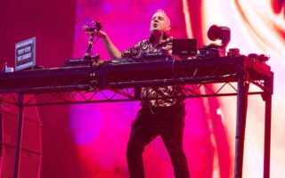 Photo of Fatboy Slim headlining Kendal Calling 2025 (Gary Mather for Live4ever)