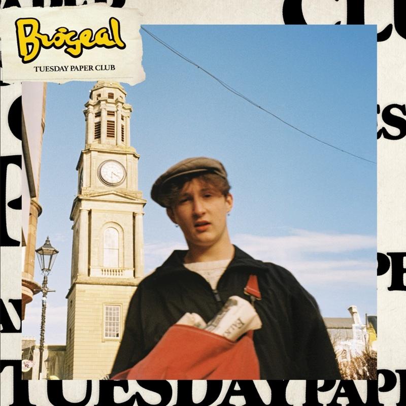 Artwork for the Brògeal album Tuesday Paper Club