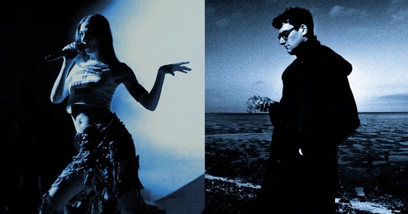 Press photo of Danny L Harle and Caroline Polachek by Ronan Park