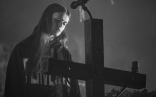 A photo of Ethel Cain live at the Manchester Apollo in October 2025