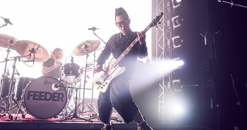 Photo of Feeder live at the Manchester Academy, October 2025 (Gary Mather for Live4ever)