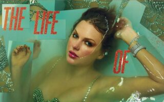 The artwork for Taylor Swift's album The Life Of A Showgirl