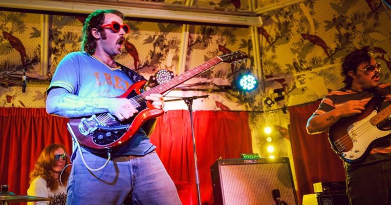 Wine Lips live at Manchester Deaf Institute: Gig Photos 3 A photo of the band Wine Lips